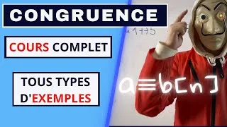 Miniature : DIVISIBILITE, DIVISION EUCLIDIENNE, CONGRUENCE : COURS COMPLET ET EXEMPLES