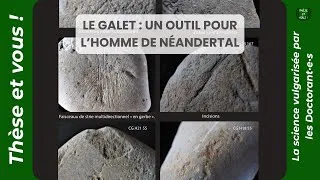 Miniature : TEV68 - PRÉHISTOIRE : Le galet, un outil pour Néandertal