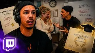 Miniature : HAMZA FAIT PLEURER SA PROF D'ANGLAIS ET CHOQUE UN PROF DE PHILO (Anecdote Bac)