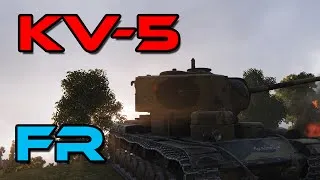 Miniature : World of Tanks ||  Gameplay commenté FR || KV-5 | IL N'A PAS LE TEMPS | Falaise | 0.9.14