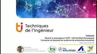 Miniature : Réussir la convergence IT/OT : connecter et sécuriser les systèmes de production industriels