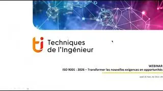 Miniature : ISO 9001 : 2026 – Transformer les nouvelles exigences en opportunités