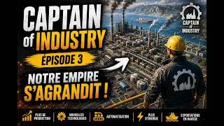 Miniature : NOTRE EMPIRE INDUSTRIEL CHANGE DE DIMENSION ! 🏭⚙️ | Captain of Industry #3