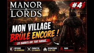 Miniature : ILS ONT ENCORE DÉTRUIT MON VILLAGE… 😱⚔️ Manor Lords #4