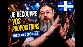 Miniature : Je découvre vos propositions - merci amis Québécois.