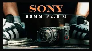 Miniature : SONY 50mm f2.5g : Compacité et efficacité (POV)