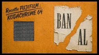 Miniature : Photographier le "BANAL" en POV avec une recette FUJIFILM