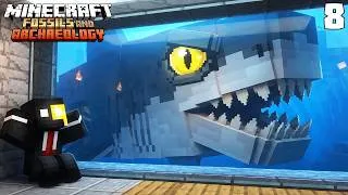 Miniature : LE MÉGALODON EST TERRIFIANT sur Minecraft !! Fossils and Archeology #8