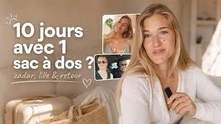 Miniature : PARTIR 10 JOURS AVEC UN SAC À DOS ? | Zadar, Lille & retour maison