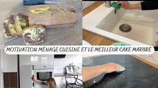 Miniature : Motivation et astuces ménage cuisine + recette du meilleur cake marbré