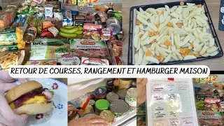 Miniature : Retour de courses, organisation, rangement et hamburger maison 🪄