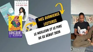 Miniature : MES LECTURES 2026 LE MEILLEUR ET LE PIRE | COIN LECTURE AVEC THIA