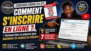 Miniature : 🚨 CONCOURS ENSMG 2026 : COMMENT S’INSCRIRE EN LIGNE + BIEN SE PRÉPARER !
