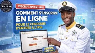 Miniature : 🎓 Comment s’inscrire en ligne au concours IPSL 2026 🚀 (Guide complet)