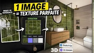 Miniature : Trouver la texture parfaite à partir d’une image (SketchUp + D5 Render)