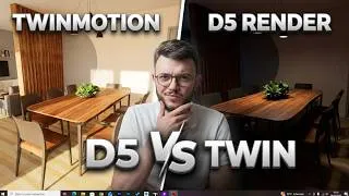Miniature : D5 Render ou Twinmotion: Quel logiciel choisir pour vos rendus 3D SketchUp