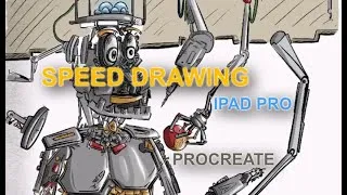 Miniature : Speed Painting Improvisée "Thème Robot" 2
