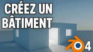 Miniature : Blender : Réalisation facile un bâtiment, épaisseur de murs et compagnie
