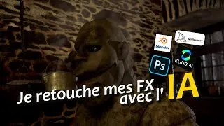 Miniature : 🎬 Je retouche mes VFX Blender avec l'ia vidéo d'un Vieux Projet Kling AI & MidJourney