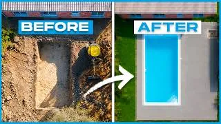 Miniature : TIMELAPSE 3 ANS POUR CONSTRUIRE NOTRE PISCINE DE RÊVE !