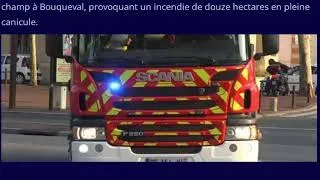 Miniature : Un feu d’artifice de mariage embrase 12 hectares de champ à Bouqueval, ils se sont enfuis !!