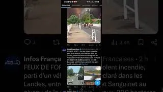 Miniature : 23 juillet 2026 : La Gironde et les Landes en feu... Force à tous ces gens