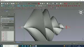 Miniature : Éolienne en spirale d'Archimède SOUS FREECAD