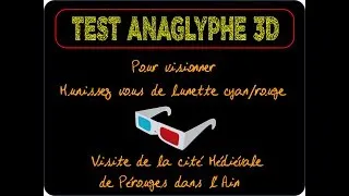 Miniature : Test Anaglyphe Pérouges 2018