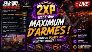 Miniature : 🔴 BO7 Zombies | WEEK-END 2XP 🔥 Je monte un MAXIMUM d’armes !