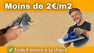 Miniature : Comment appliquer un enduit de façade (méthode simple à moins de 2 €/m²)
