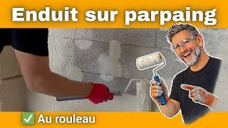 Miniature : Comment préparer un enduit pour l’appliquer facilement… au rouleau