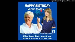 Miniature : Mimie Mathy et Gilles Legardinier  chez Isabelle Morizet le 03_06_17