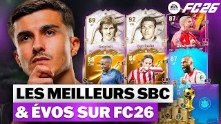 Miniature : LES MEILLEURS SBC & ÉVOS À FAIRE SUR FC26 ! GARRINCHA, DALGLISH, PINA...