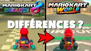 Miniature : 5 DIFFÉRENCES de gameplay entre Mario Kart 8 Deluxe et Mario Kart World.
