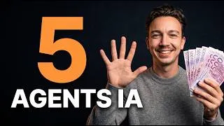 Miniature : 5 agents IA que tu peux vendre à des entreprises locales (sans coder)