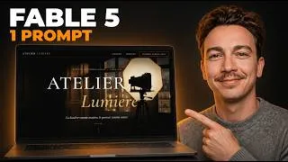 Miniature : Tutoriel Claude Fable 5 : Créez un site web en 5 min chrono
