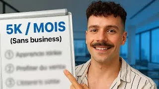 Miniature : comment je referais 5k par mois en partant de 0 (0 business)