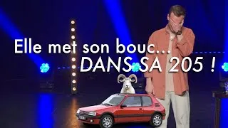 Miniature : Elle met son bouc... DANS SA 205 ! 🤣