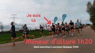 Miniature : Je suis meneur d'allure 1h20 sur semi-marathon, pour la première fois de ma vie !