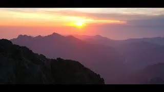 Miniature : Corsica - drone sunset on GR20