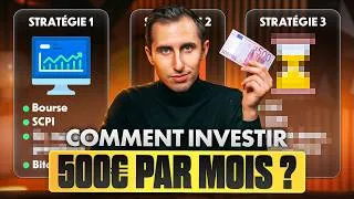 Miniature : COMMENT INVESTIR 500€/MOIS EN 2026 (3 STRATÉGIES CONCRÈTES)