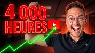 Miniature : Monétisation YouTube : comment débloquer les 4 000 heures de visionnage en 6 mois 