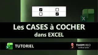 Miniature : Les CASES À COCHER dans EXCEL + utilisation dans une FORMULE (tutoriel)