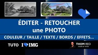Miniature : Comment modifier / retoucher une photo gratuitement ? - Tutoriel IloveIMG