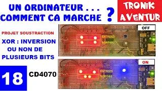 Miniature : TRONIK AVENTUR 447 XOR INVERSEUR X BITS SUR COMMANDE CD4070