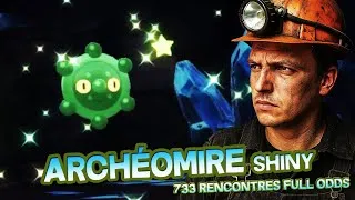 Miniature : LES SOUTERRAINS !  Archéomire  (Bronzor) shiny live réaction | Pokémon Diamant Etincellant