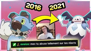 Miniature : JE RÉAGIS A MES ANCIENNES RÉACTION SHINY HUNTING !!! (Le tchat me juge)