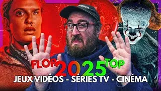 Miniature : TOP & FLOP 2025 | JEUX VIDÉOS - SÉRIES TV - CINÉMA