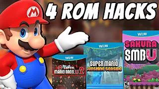 Miniature : 4 ROM Hacks New Super Mario Bros U INCROYABLES !