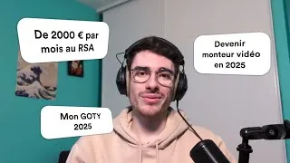 Miniature : Je parle de mon année 2025 en 27 minutes